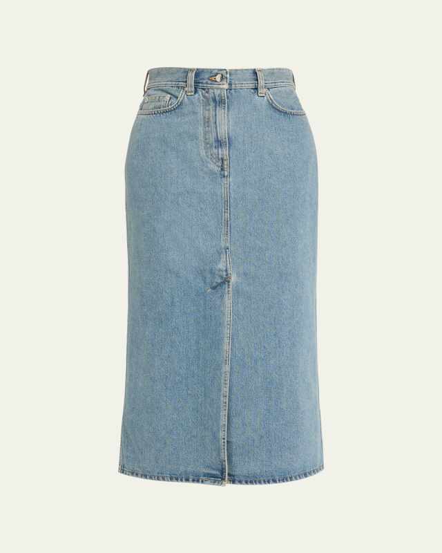 Rona Denim Long Skirt